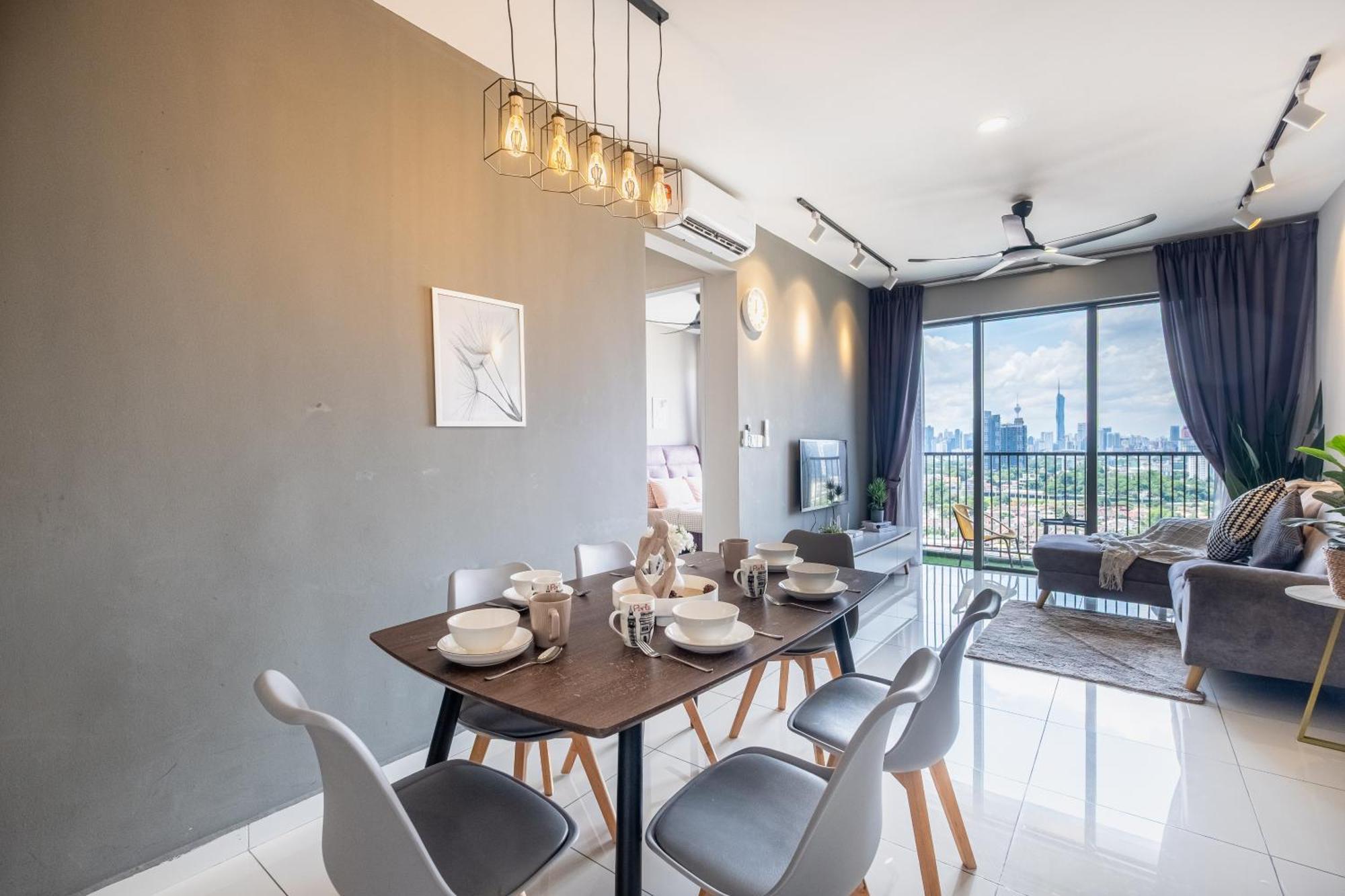 Pangsapuri Wi-fi 500mbps Cozy 3br 7pax@kenwingston Platz Kuala Lumpur