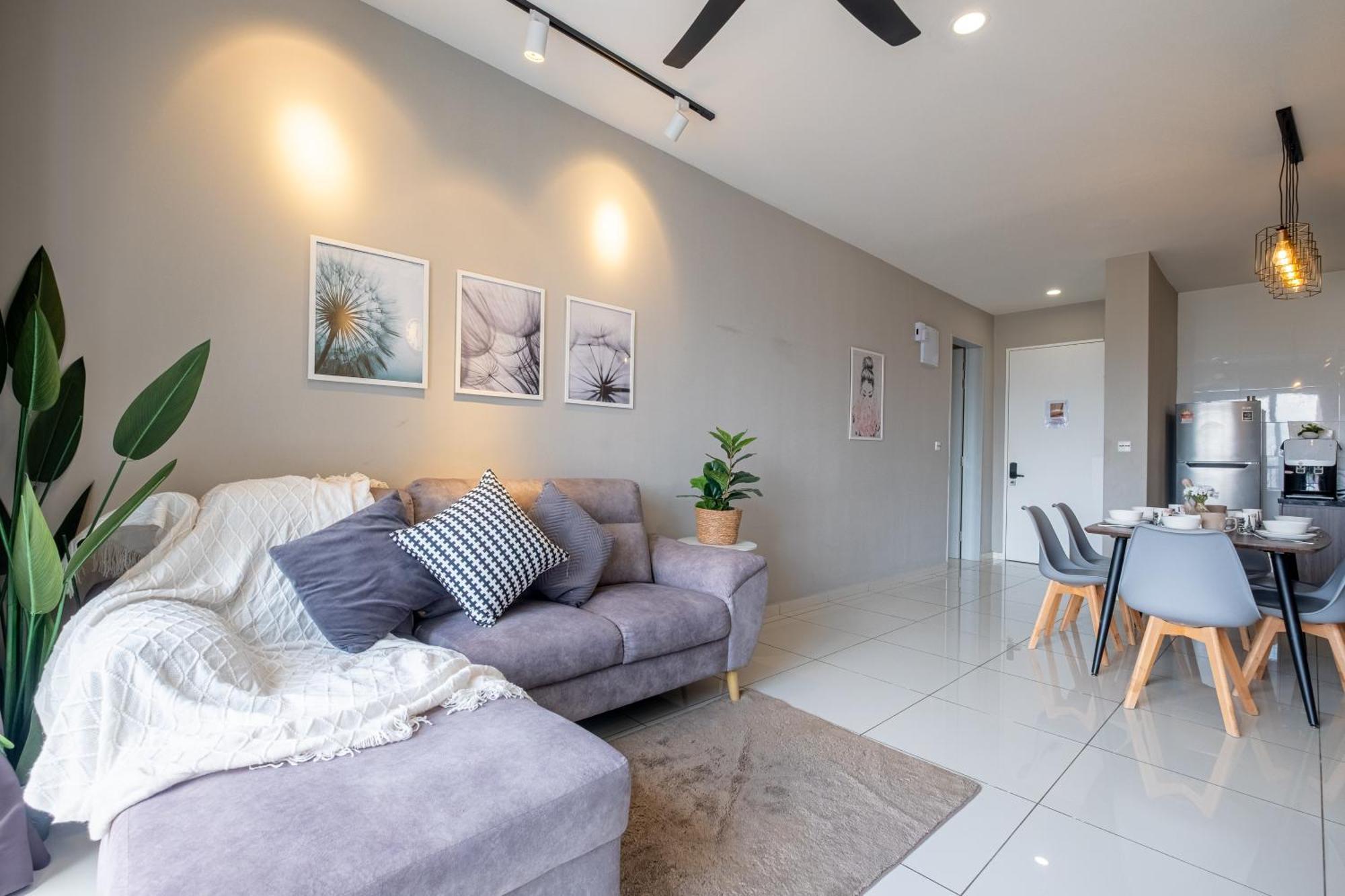 Pangsapuri Wi-fi 500mbps Cozy 3br 7pax@kenwingston Platz Kuala Lumpur
