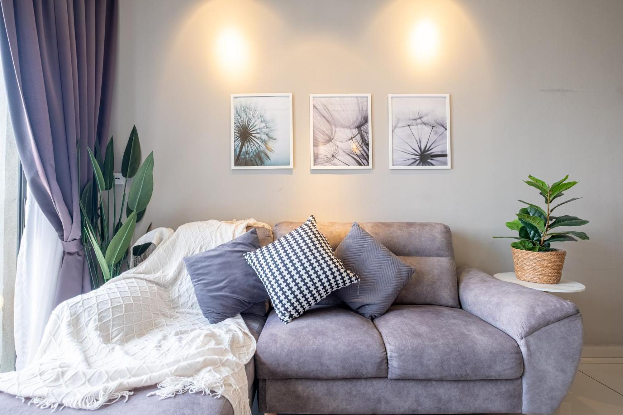 Wi-fi 500mbps Cozy 3br 7pax@kenwingston Platz Pangsapuri Kuala Lumpur